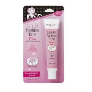 Nwt Liquid Fashion Tape, Mini Roll-On Skin Adhesive, 1 Oz
